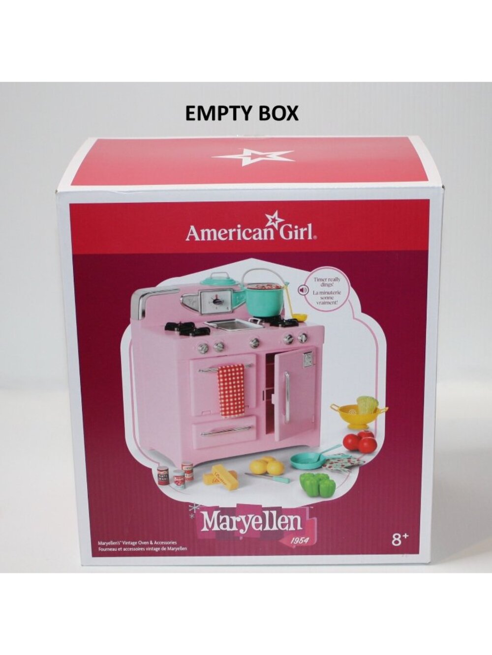 American Girl EMPTY Accessory Box from Maryellen’s Vintage Stove & Accessories
